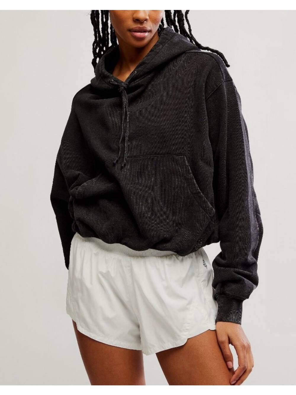 Free People - FP movement Day Off Hoodie/Black NWT